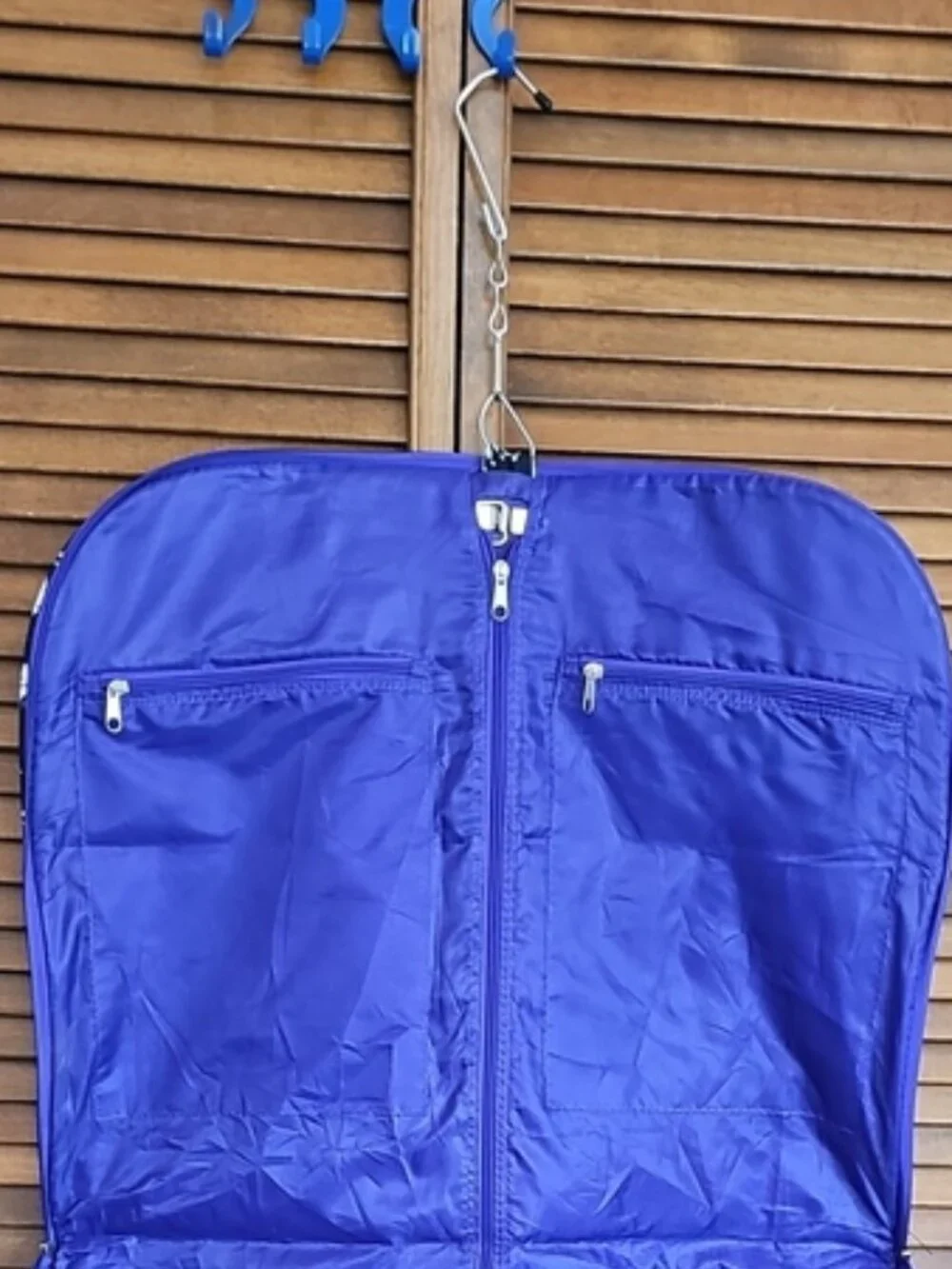 Damask Hanging Garment Bag Travel Organizer Suit Dress Carrier inside pockets